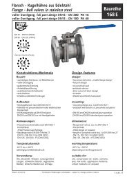 Datenblatt Flanschkugelhahn_168E - G. Bee GmbH