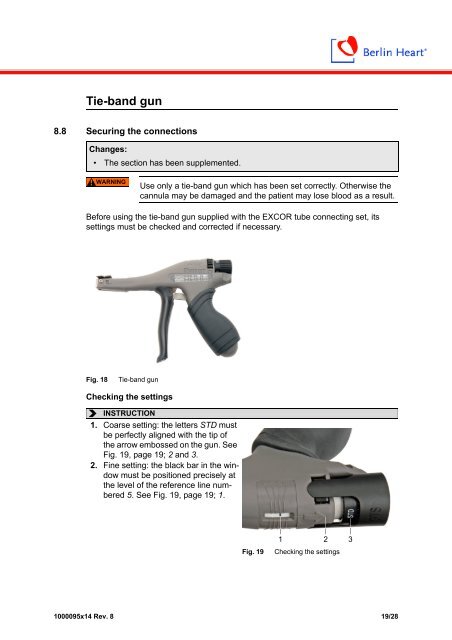 Instructions for use: Ikus - Berlin Heart