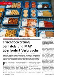 Frischebewertung bei Filets und MAP überfordert ... - fischmagazin.de