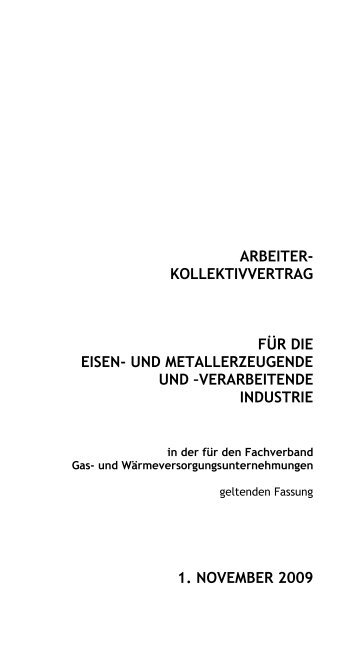 KV Arbeiter Eisen/Metall - Fachverband der Gas