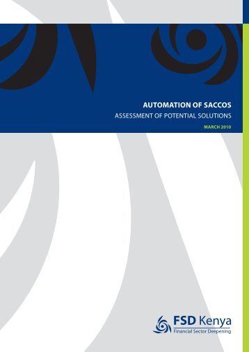 Automation of SACCOs - FSD Kenya