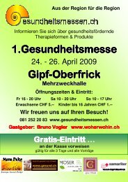 1.Gesundheitsmesse Gipf-Oberfrick - fricktal24.ch