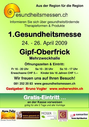 1.Gesundheitsmesse Gipf-Oberfrick - fricktal24.ch