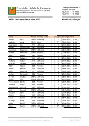 Friedrich-List-Schule Karlsruhe