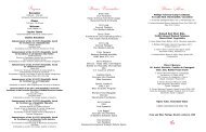 Dinner Program - Fred Tibbitts & Associates