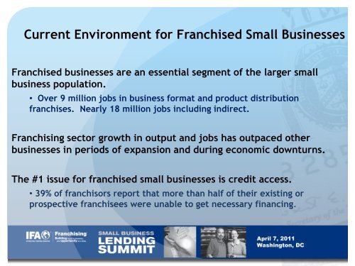 Linking Franchise Success with Economic Growth and Net Job ...