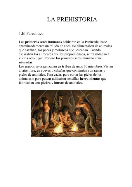 LA PREHISTORIA