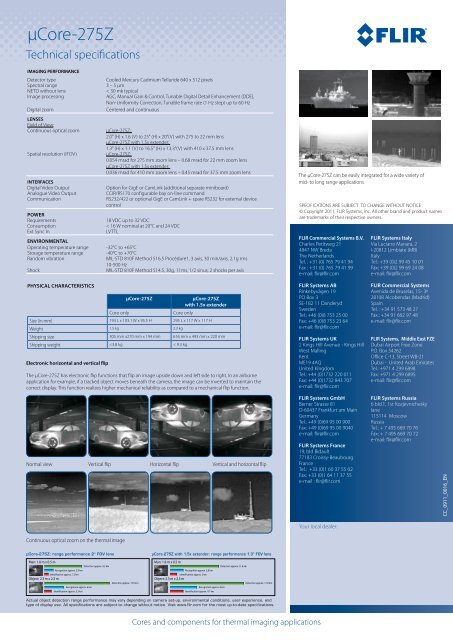 µCore-275Z - Flir Systems