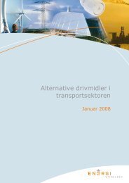 Alternative drivmidler i transportsektoren - Energistyrelsen