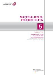 Zieldefinitionen für das berufliche Handeln von Familienhebammen