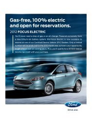 Gas-free, 100% Electric And Open For Reservations. - Ford