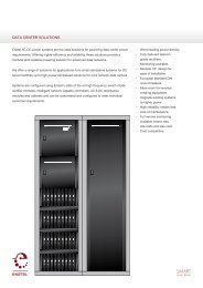 DATA CENTER SOLUTIONS - FIRSTPOWER