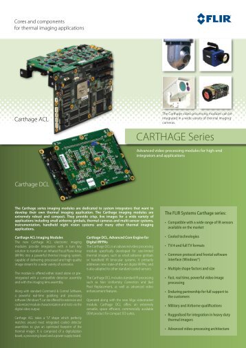 CARTHAGE Series - Flir Systems