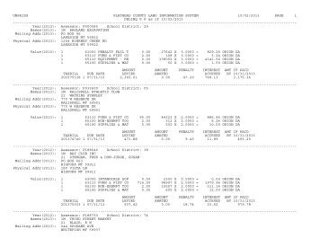 UNPAIDS FLATHEAD COUNTY LAND INFORMATION SYSTEM 07 ...