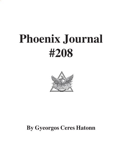 Phoenix Journal 208 - Four Winds 10