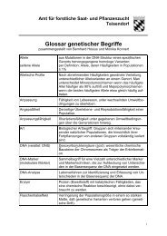 Glossar genetischer Begriffe - Bayern