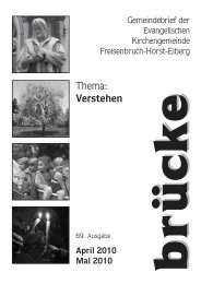 April Mai 2010 - Evangelische Kirchengemeinde Freisenbruch-Horst ...