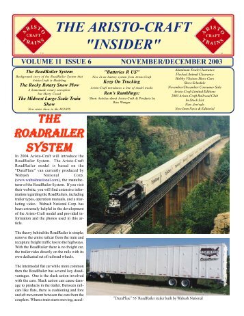 aristo-craft trains