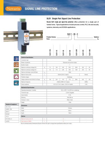 Novaris SLD Single Pair Brochure - Fusion Power System