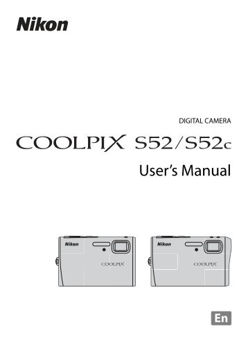 User's Manual - Nikon