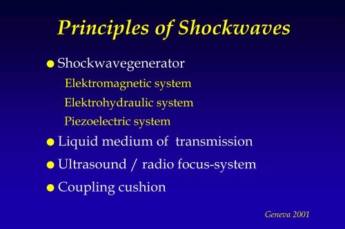 Extracorporeal Shockwave Therapy