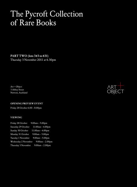 Download PDF catalogue - Art+Object