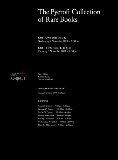 Download PDF catalogue - Art+Object