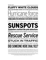 DID SOMEONE HERE DIAL 911? - Font Bureau