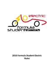 FSE Rules 2010 - Formula Student Germany