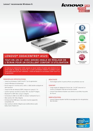 LENOVO® IDEACENTRE® A520