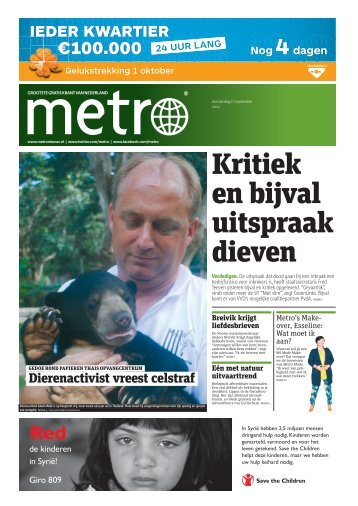 Kritiek en bijval uitspraak dieven - Metro