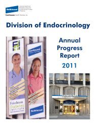 Division of Endocrinology - Friedman Diabetes Institute