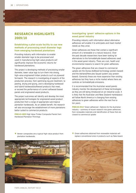 ANNUAL REPORT 09/10 - Forest and Wood Products Australia