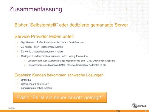 was ist SafeNet Authentication Service - ADN