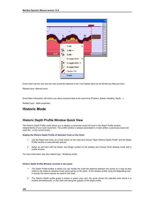 MaxSea Operator Manual version 12.6 - Furuno USA