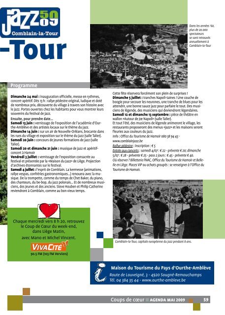 Année touristique «Wallonie BD 2009» - Fédération du Tourisme de ...