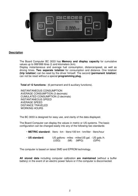 BA 3033_e_10.07.pdf - AIC Systems