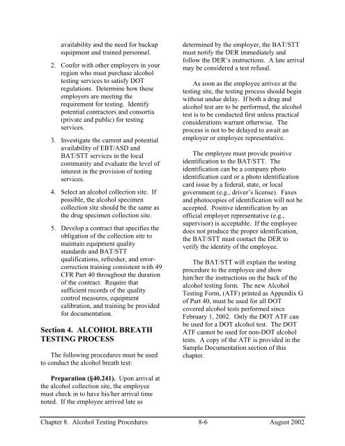 Implementation Guidelines - Federal Transit Administration - U.S. ...