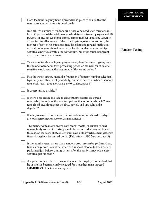 Implementation Guidelines - Federal Transit Administration - U.S. ...