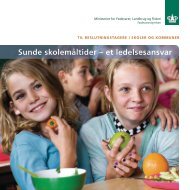 Sund skolemad - Sunde skolemåltider - et ledelsesansvar - Alt om kost