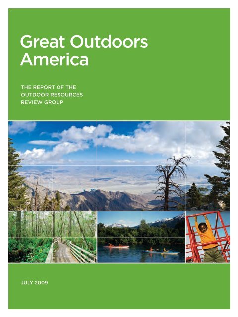 Outdoor Resources Review Group Report - American Recreation ...