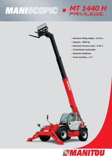 MT 1440 H - Manitou