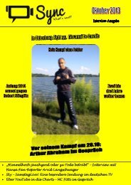 SYNC - Oktober 2013