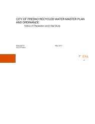 City of Fresno Recycled Water Master Plan and Ordinance