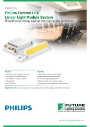 Philips Fortimo LED Linear Light Module System - Future Lighting ...