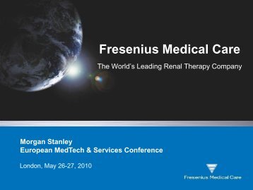 Presentation - Fresenius Medical Care