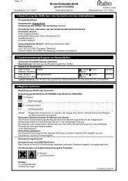 Sicherheitsdatenblatt - Forbo Siegling