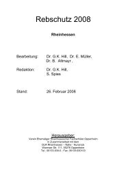 Rheinhessen Bearbeitung: Dr. G.K. Hill, Dr. E. Müller, Dr. B. Altmayr ...