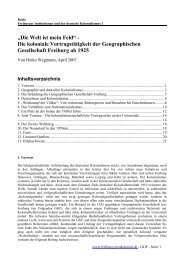 Geographischen Gesellschaft Freiburg - freiburg-postkolonial.de