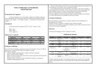 Notice d'utilisation et d'installation FM2/FM3/FM4 Tableau de cuisson